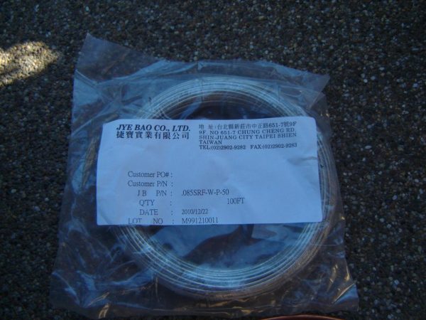 0.085SRF semi flexible Coaxial Cable