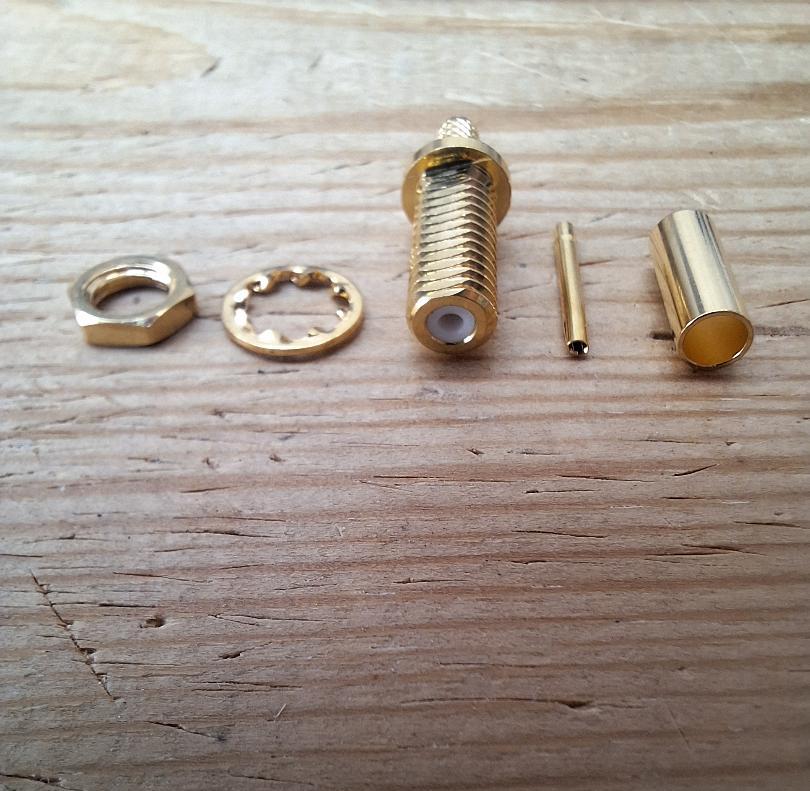 10-32 Microdot, Jack, RG316, Bulkhead, Connector