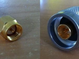 SMA Plug to N Plug, 0.141" Semi Flex, 1m A30N30-141S-100cm-0