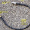 RPSMA plug to RPTNC jack , 30cm, A60T90-200-300-0