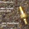JyeBao Adapter - SMA Jack (Female pin) to MCX Plug (Male pin) AD-A8D3-0