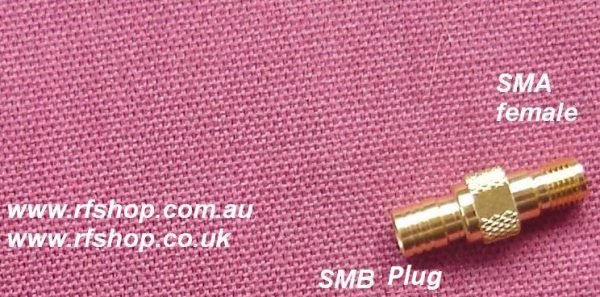 JyeBao Adapter - SMA Jack (Female pin) to SMB Plug (Female pin) AD-A8S3-0