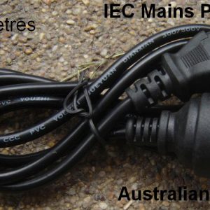Mains Lead Australian Plug to IEC Plug-0
