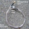 BNC to Microdot connector cable assembly , RG316, 60cm, 2 ft-0