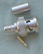 BNC3100-0059, BNC Connector, male pin, 75 ohm, RG59-0