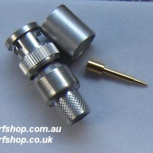 JyeBao BNC Plug (Male pin) suit RG213, RG214, TC-213-BM equiv BNC3100-0213-0