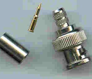 BNC3100-L240, BNC Connector, male pin , 240-0