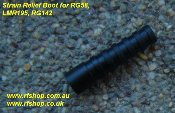 Boot-RG58, Boot, Strain Relief, Fits Most RG58, 195, crimp type conns-0