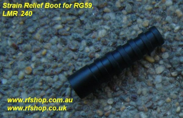 Boot-RG59, Boot, Strain Relief, Fits Most RG59, 240 , crimp type conns-0