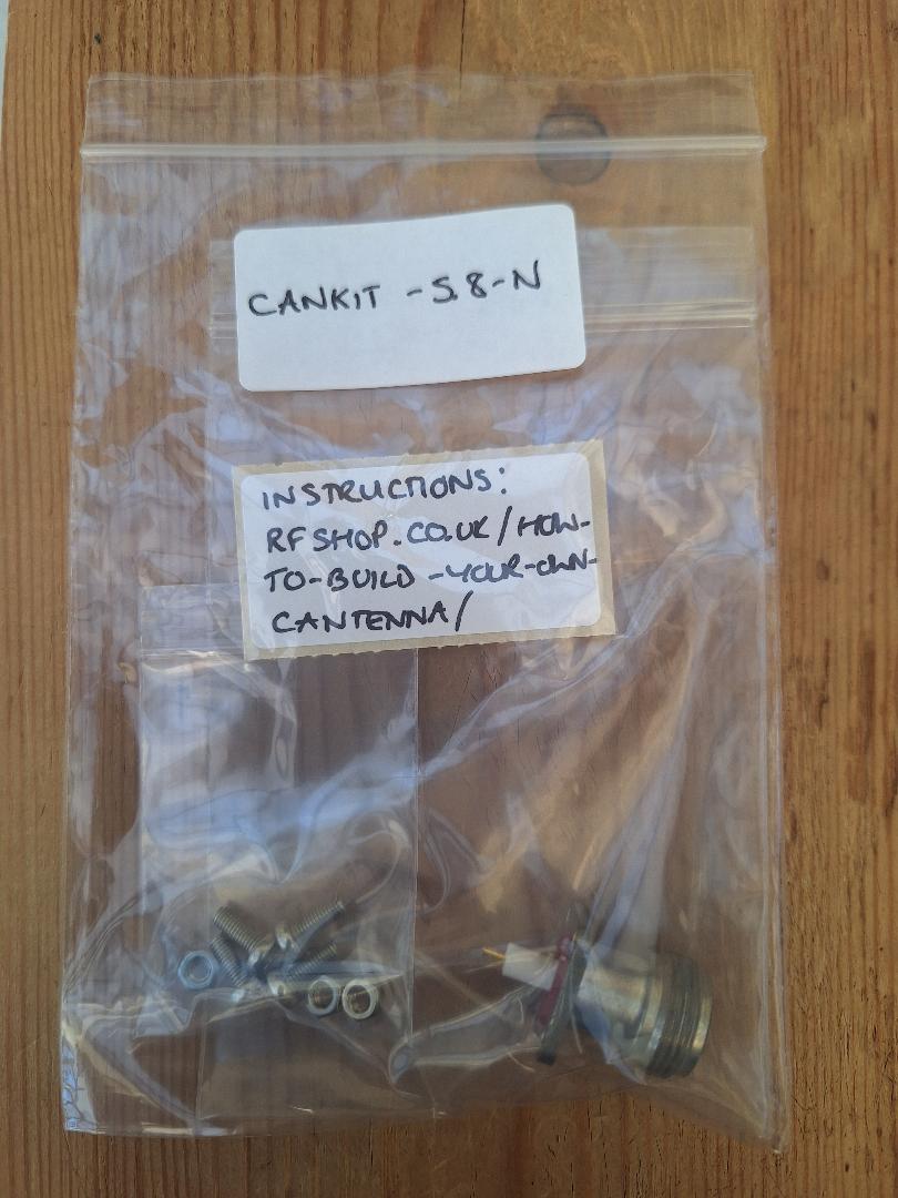 Make your own antenna, Cantenna, cankit, N