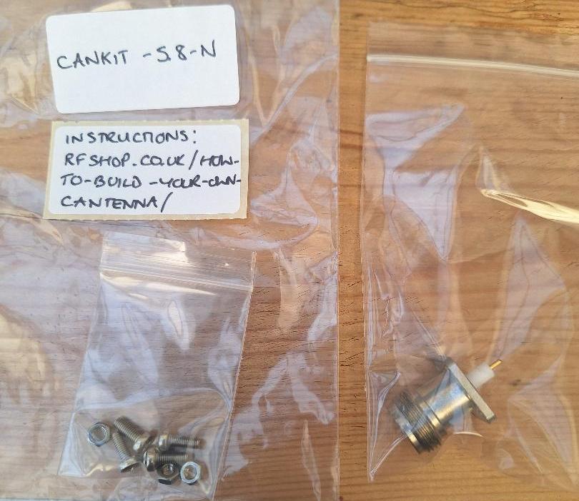 Make your own antenna, Cantenna, cankit, N