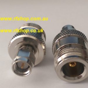 Adapter, SMA Plug Male, N Jack female-0