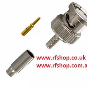 Coaxial Connector BNC plug, male inner pin, RG316, RG174, Crimp, RG188 CH-BP-316-0