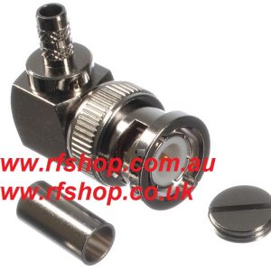 BNC PLUG R/A CRIMP FOR RG58-0