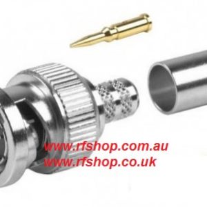 Coaxial Connector BNC plug, male inner pin, RG59 CH-BP-59-0