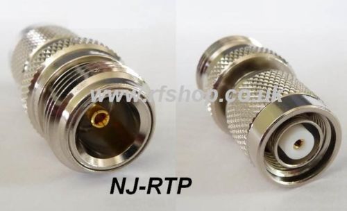 Adapter Reverse TNC female pin (plug) to Conv N female pin (jack) CH-NJ-RTP-0