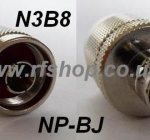 adaptor, N plug male pin to BNC jack, female pin-0