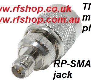 Adapter - RP SMA Jack (Male pin) to TNC Plug (male pin) CH-RAJ-TP-0