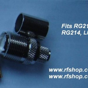 UHF Jack (female pin) suit RG213. RG214, LMR400-0
