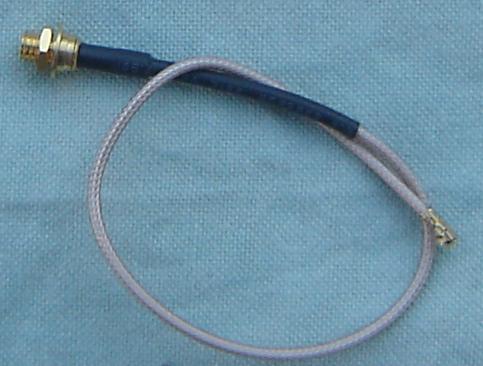 UFLMMCX85-178-200, UFL, MMCX jack BH, RG178 Cable, Length = 200mm-0
