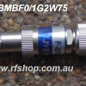 Feed Through Terminations, BNC, 75ohm, 1Mohm F-BMBF0/1G2W75-0