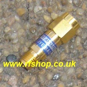 JyeBao SMA Attenuator, 2 Watt, up to 10GHz, 2dB FAT-AM5AF5G10G2W2-0
