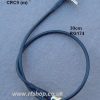 CRC9 RA Coaxial Connector to FME male Cable Assembly, RG174, 300mm, FME30CRC9-0