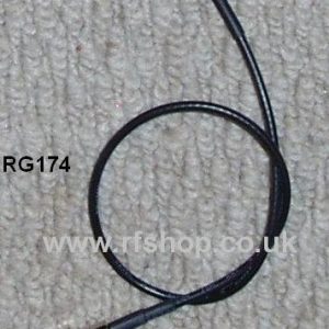 FME30MMCX39-174-300, FME Plug, MMCX Plug,RA, RG174 Cable, Length = 300mm-0