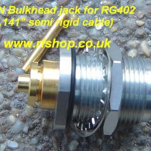 Which connector fits which cable? - RFShop UK - Explore essential RF components including SMA, BNC, N-Type, MMCX, and Microdot connectors — plus made‑to‑order coaxial cable assemblies. Same‑day dispatch on stocked items; 2–4 day builds for small runs. JyeBao HN Jack (Female pin) suit RG402.141" semi rigid HN8305B-0141-0