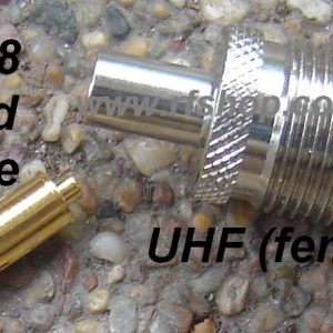 UHF Jack (Female pin) suit RG59 CH-UHFJ-59-0