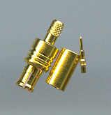 MCX3100-0058, MCX connector, male pin, RG58, 195 , Crimp-0