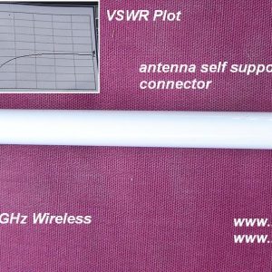 5dBi 2.45 GHz Mini Omni with N Plug MOA-2450-05N-M-0