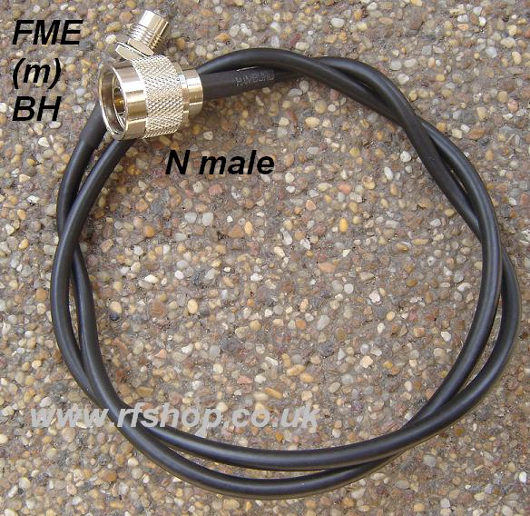 N Plug to FME Bulkhead Plug, 200 series cable, 700mm N30FME35-200-700-0