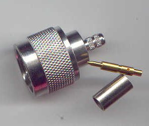 JyeBao N Plug (Male pin) suit RG58, LMR195, TC-195-NM equiv N3100-0058-0
