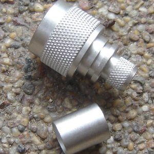 JyeBao Solderless N Plug (Male pin) suit LMR400 (N31EZ-L400) N31EZ-L400-0