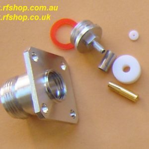 Which connector fits which cable? - RFShop UK - Explore essential RF components including SMA, BNC, N-Type, MMCX, and Microdot connectors — plus made‑to‑order coaxial cable assemblies. Same‑day dispatch on stocked items; 2–4 day builds for small runs. N connector, fem pin, panel mount, RG316, RG174, RG188, LMR100 crimp N8146-0316-0