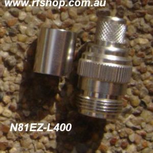 JyeBao Solderless N Jack (Female pin) suit LMR400 (N81EZ-L400) N81EZ-L400-0