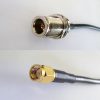 N Bulkhead Jack to SMA Plug, 200 series cable, 350mm N85A30-200-350-0