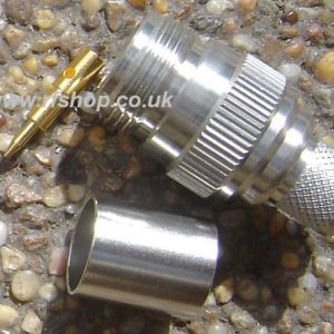 Which connector fits which cable? - RFShop UK - Explore essential RF components including SMA, BNC, N-Type, MMCX, and Microdot connectors — plus made‑to‑order coaxial cable assemblies. Same‑day dispatch on stocked items; 2–4 day builds for small runs. N connector, Reverse Polarity male pin pin, fits fits LMR400, RG213, RG214 LMR400, crimp TC-400-NF-RP equiv N9100-L400-0