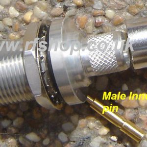 Which connector fits which cable? - RFShop UK - Explore essential RF components including SMA, BNC, N-Type, MMCX, and Microdot connectors — plus made‑to‑order coaxial cable assemblies. Same‑day dispatch on stocked items; 2–4 day builds for small runs. N connector, Reverse Polarity, Bulkhead, male pin pin, fits LMR400, RG213, RG214, crimp TC-400-NF-BH-RP equiv N9105-L400-0