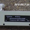 Coaxial Directional Coupler RFS-0827-20-0