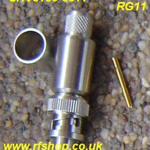 Which connector fits which cable? - RFShop UK - Explore essential RF components including SMA, BNC, N-Type, MMCX, and Microdot connectors — plus made‑to‑order coaxial cable assemblies. Same‑day dispatch on stocked items; 2–4 day builds for small runs. SHV3100-0011, SHV connector, RG11, crimp-0