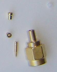 SMA3100A-0178, SMA Connector RG178 Conventional male pin-0