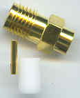 SMA8300-0141, SMA Connector RG402, 0141, semi rigid, conv fem pin-0