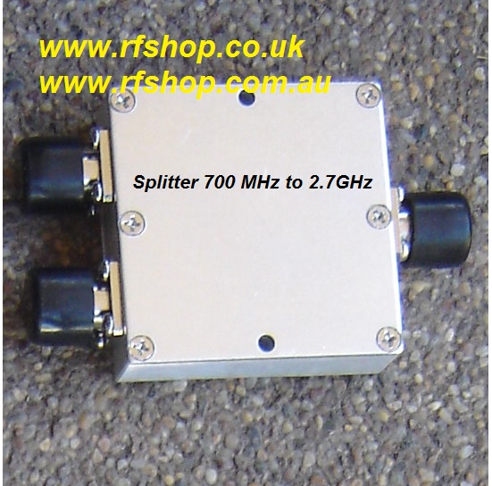 SP-0727-01, 700MHz to 2.7 GHz 2 way Splitter, N(f) conns-0