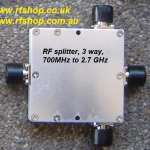 SP-0727-02, 700MHz to 2.7 GHz 3 way Splitter, N(f) conns-0