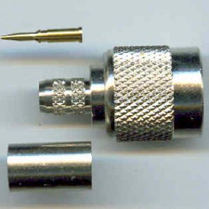 Which connector fits which cable? - RFShop UK - Explore essential RF components including SMA, BNC, N-Type, MMCX, and Microdot connectors — plus made‑to‑order coaxial cable assemblies. Same‑day dispatch on stocked items; 2–4 day builds for small runs. TNC3100-0059, TNC connector, male pin, RG59, crimp-0