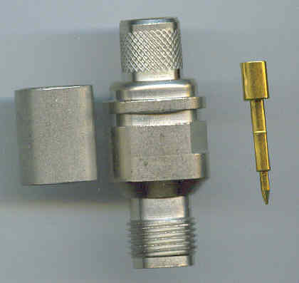 TNC9100-L400, RP-TNC Jack (male pin), LR400, crimp-0