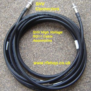V30V30-RG11-5000, SHV (male to male) Coaxial Cable Assembly, RG11, 5m-0