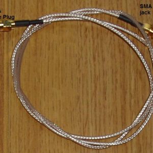 SMA Plug to Bulkhead SMA Jack, RG316, 150mm A30A85-316-150-0